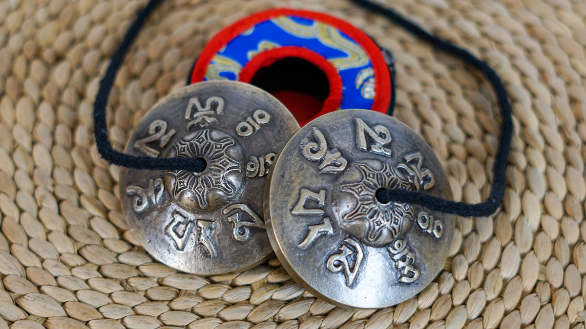 Tibetan Mantra Tingsha Cymbals for Meditation and Prayer