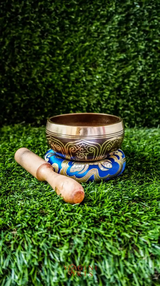 The Buddha Eye Singing Bowl features the Eye of Wisdom symbol and a mandala-style Om Mani Padme Hum mantra. Its clear, calming sound supports meditation and mindfulness, bringing peace and focus to your space.