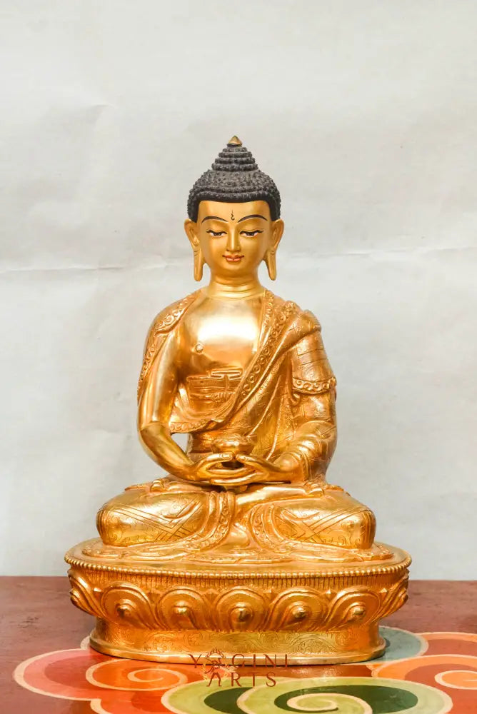 Buddha statue known as ideal for altars or meditation spaces, encouraging peace, compassion, and inner focus.