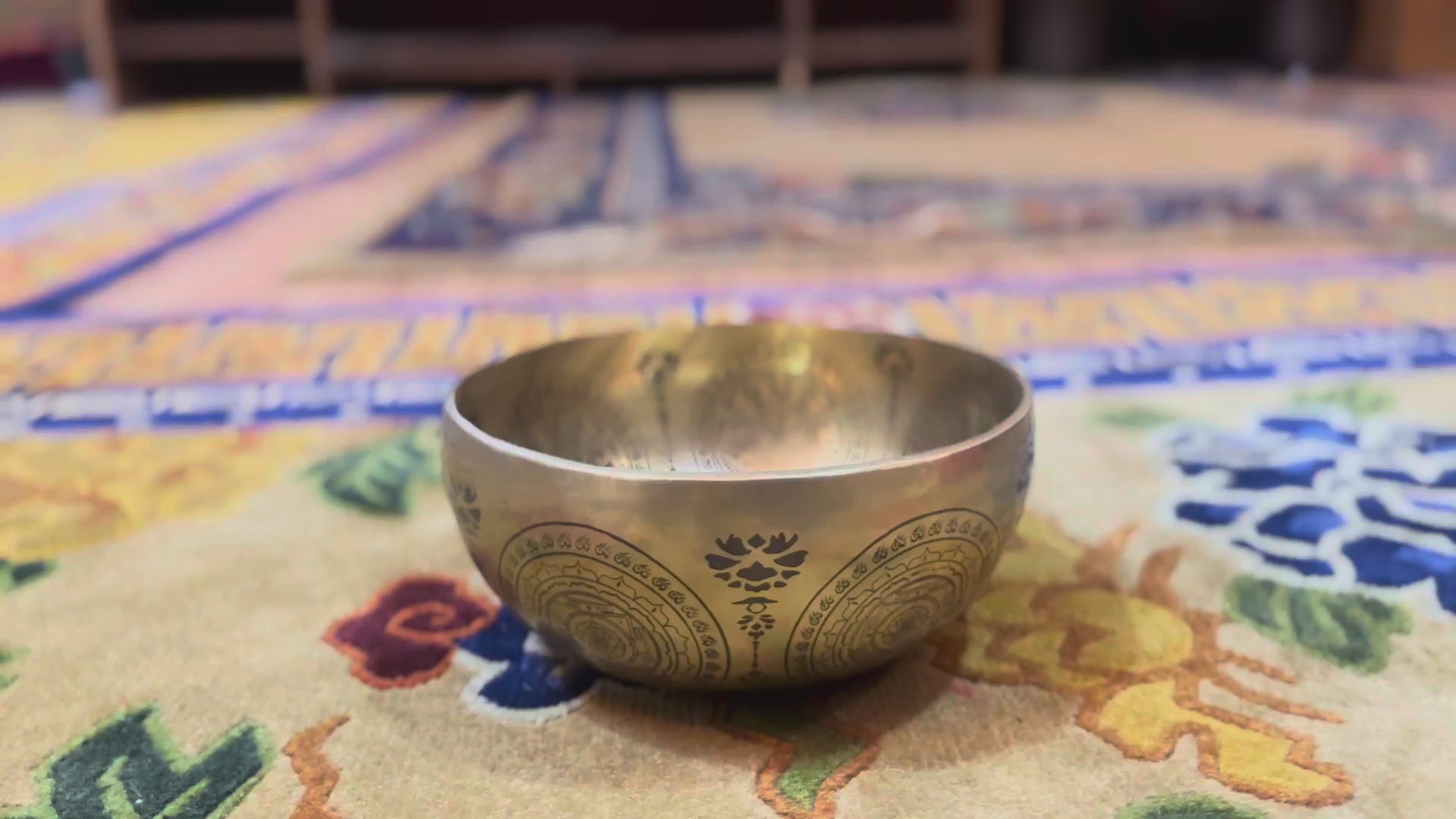 Flower Mandala Singing Bowl