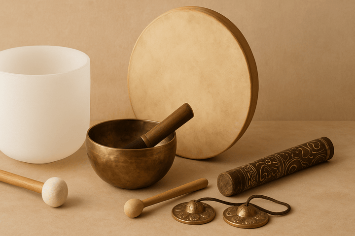 Different types of sound healing instruments - Healing Singing Bowl