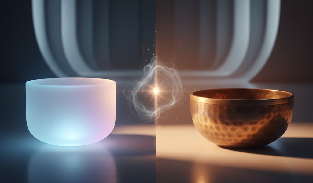Crystal bowl vs singing bowl
