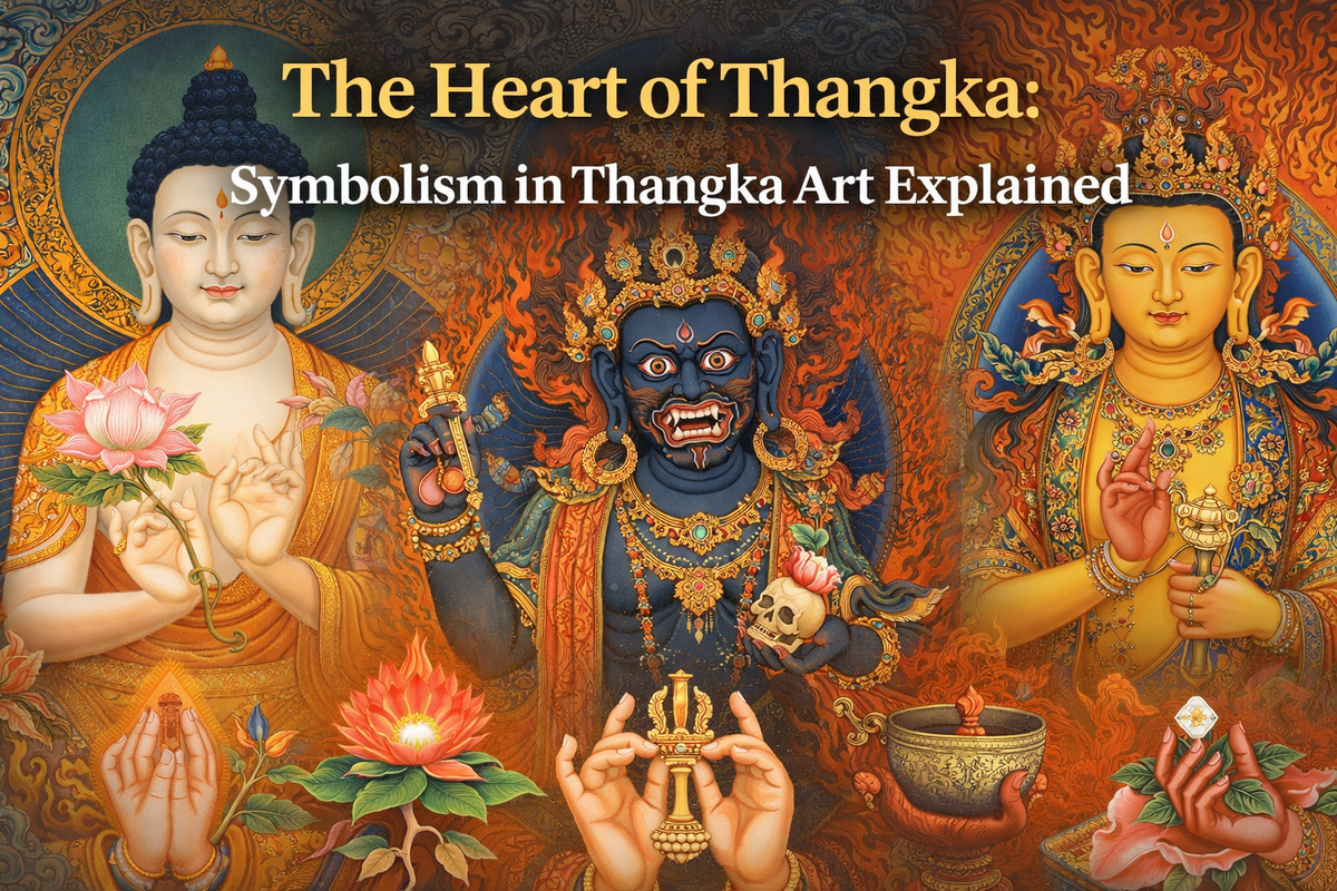 The Heart of Thangka: Symbolism in Thangka Art Explained - Healing Singing Bowl