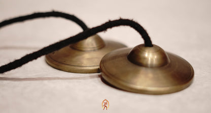 Minimalist Plain Tingsha Bell from Nepal with clean tone for meditation, yoga, and space cleansing rituals