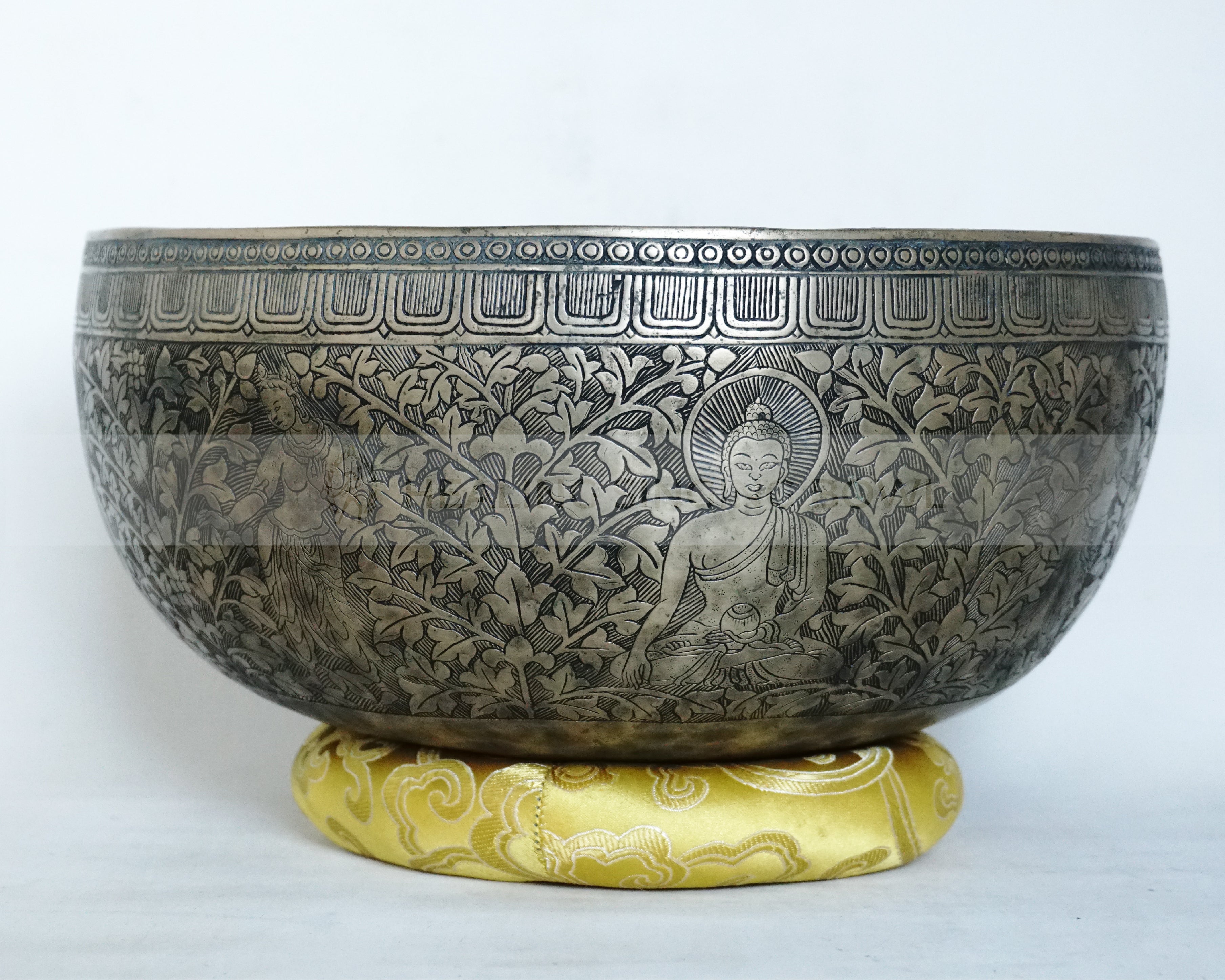 Semi-Antique Handmade Jambati Singing Bowl – Authentic Sound from the Himalayas