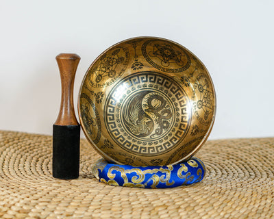 Dragon & Phoenix Singing Bowl