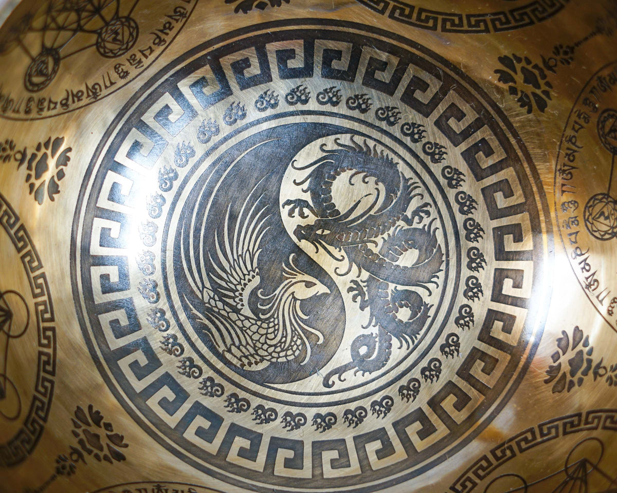 Dragon & Phoenix Singing Bowl