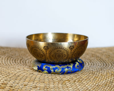 Mahakala Engraved Singing Bowl