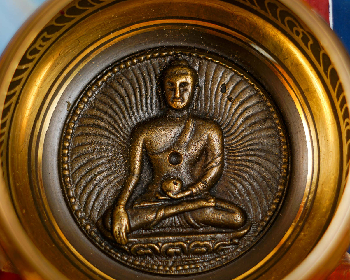 Buddha Singing Bowl Set – Buddhist Meditation & Ritual Combination