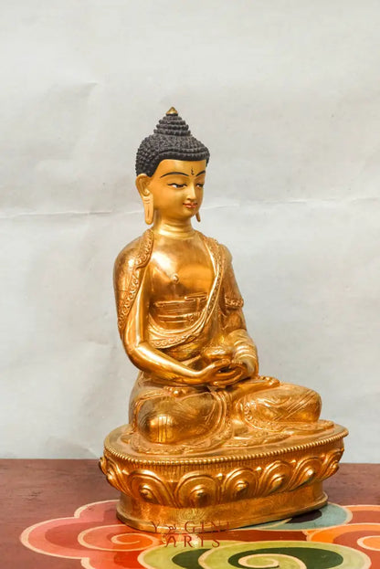 Buddha statue known as ideal for altars or meditation spaces, encouraging peace, compassion, and inner focus.