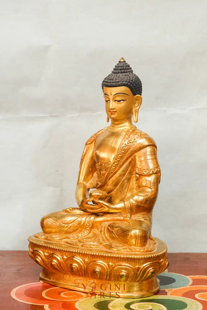Buddha statue known as ideal for altars or meditation spaces, encouraging peace, compassion, and inner focus.