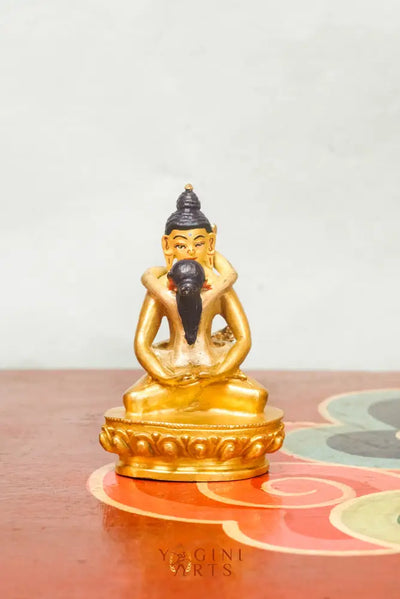 Statue of Buddha Shakti, depicting a serene Buddha figure in a meditative pose, adorned with symbolic ornaments and traditional attire.