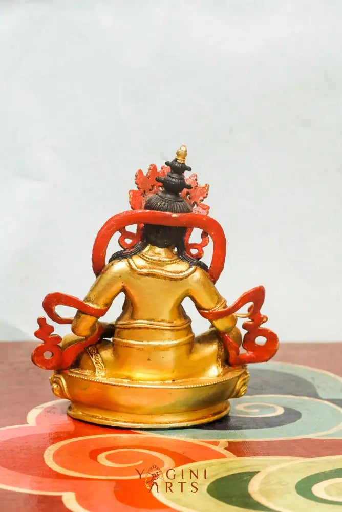 Gold-plated Zambala statue, the Buddhist deity of wealth and prosperity.   A symbol of good fortune and generosity.