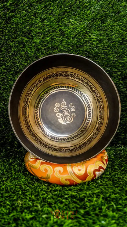 The Ganesh Singing Bowl inspires new beginnings and calm. It features Lord Ganesh at the center with soothing patterns inside and gentle floral designs outside. Its steady, peaceful tone supports meditation and focus. A handcrafted bowl to help you pause, reflect, and find inner strength.