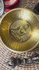 Buddha design singing bowl set with tingsha, wooden striker, cushion, Bell and Vajra