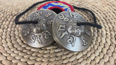 Tibetan Mantra Tingsha Cymbals for Meditation and Prayer