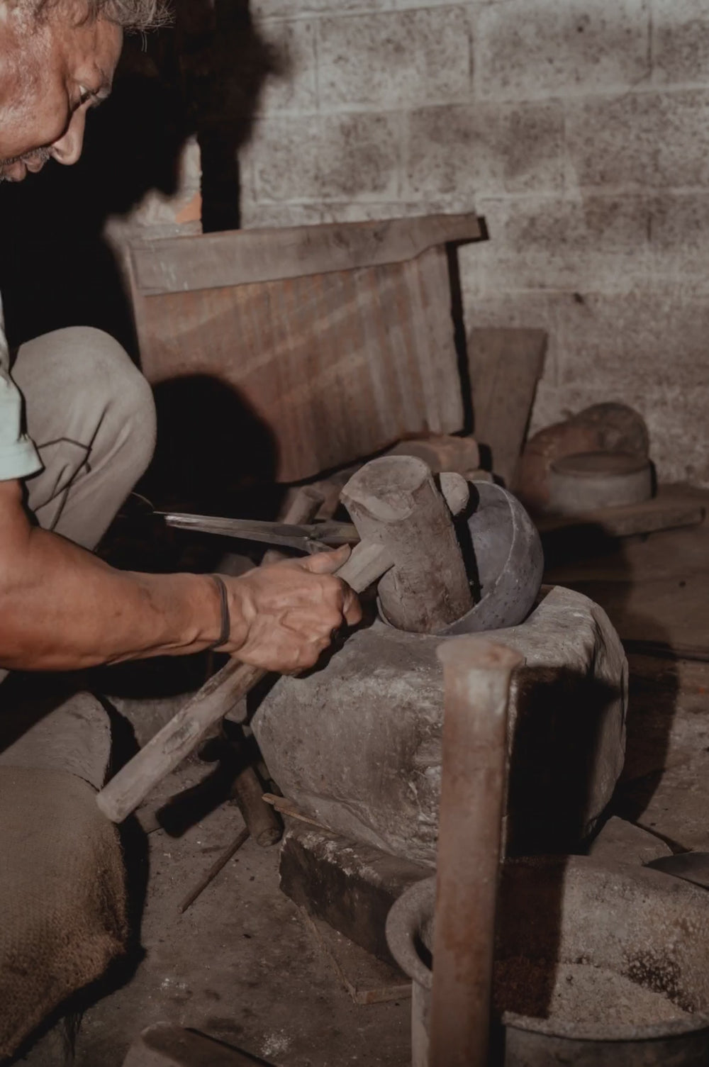 Making of singing bowl